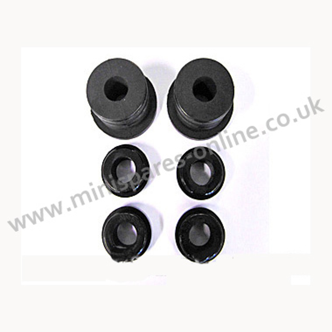 .Rear Subframe Bushes Late (Black Poly) for classic Mini