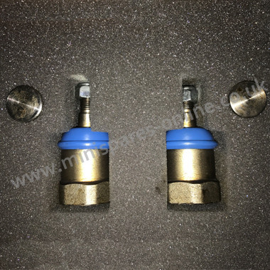 Front Lower Ball Joint Pair (Left & Right) For Direct Replacement - Parts Warehouse PWBK670 With Mounting Hardware