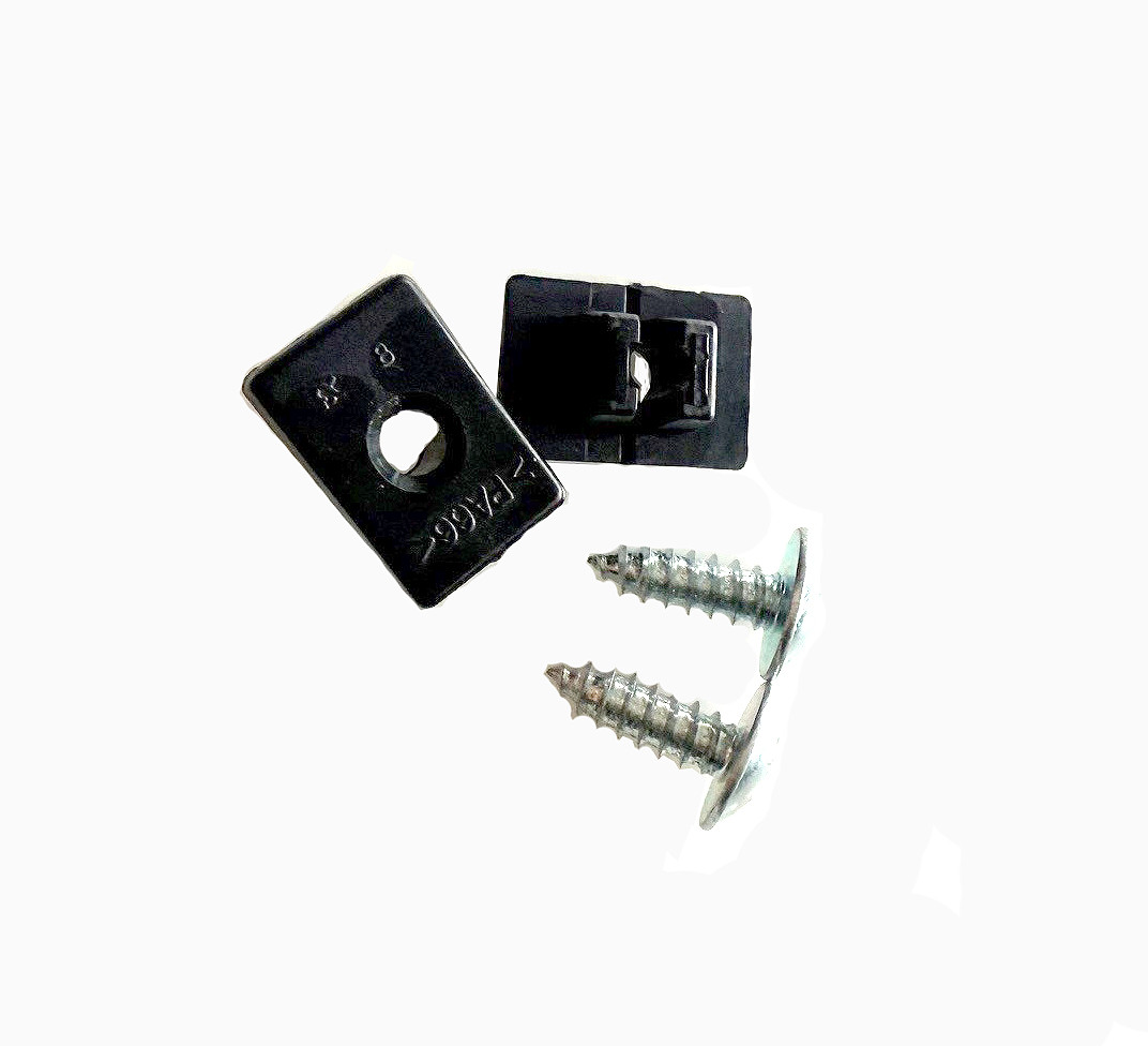 Classic Mini wiper motor bracket fixing clips pair
