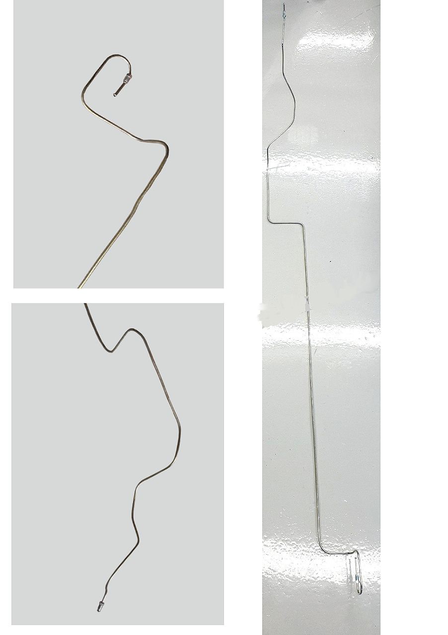BP92. Brake Pipe - Full Front To Back - Bent to Shape