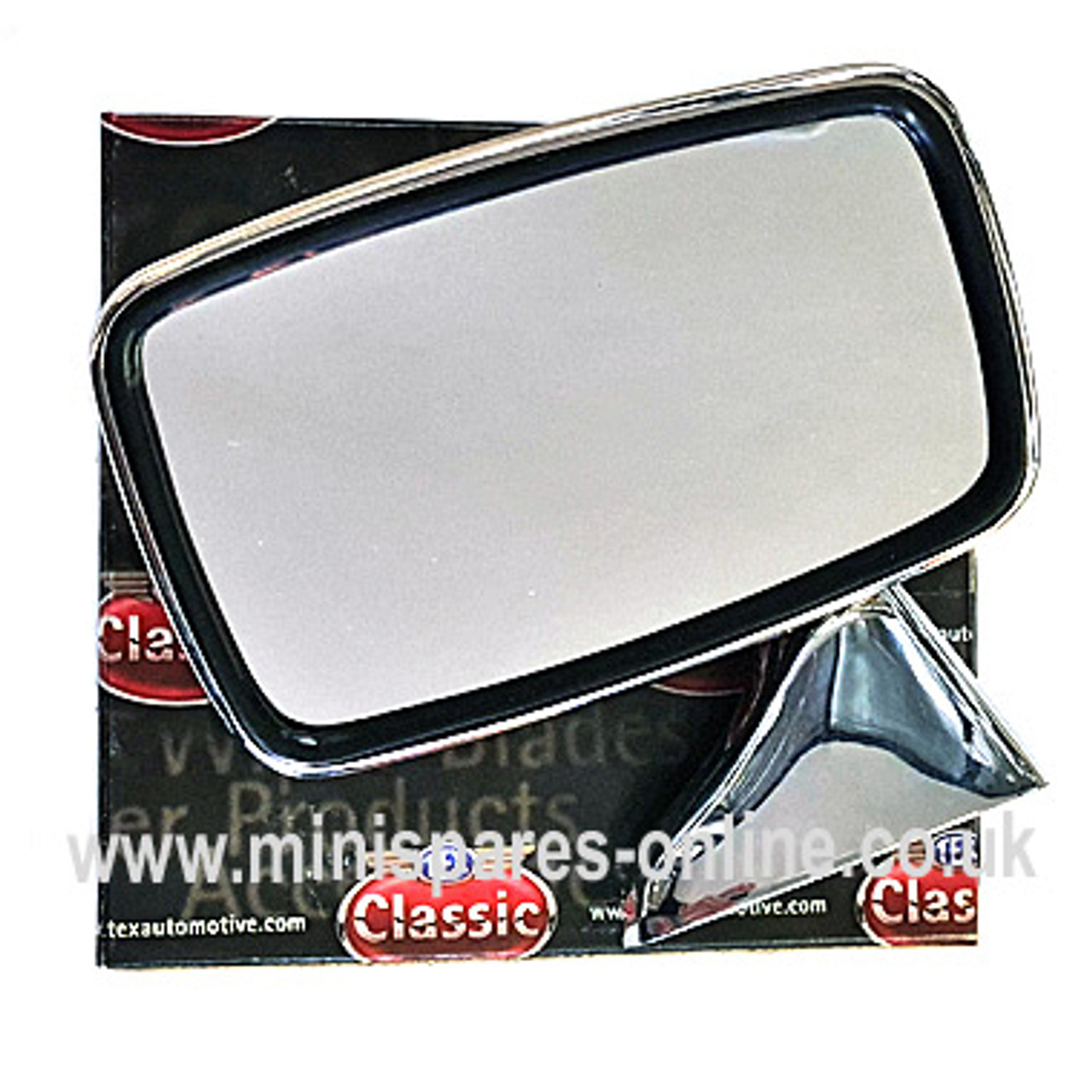 Genuine Tex Stainless Steel Standard Mirrors Pair for Classic Mini