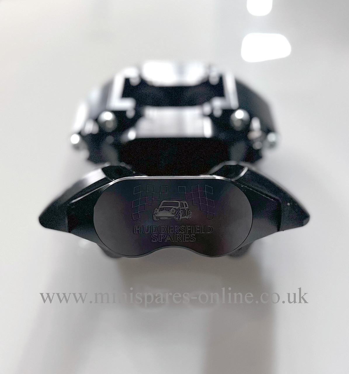 Huddersfield Spares 4 Pot Alloy Caliper BLACK for classic mini