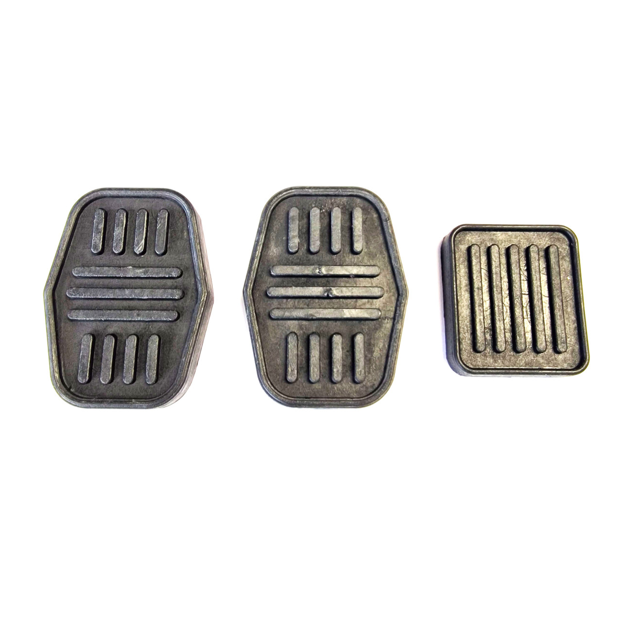 Late Brake, clutch and accelerator pedal rubber pad kit - Classic mini up to 1990