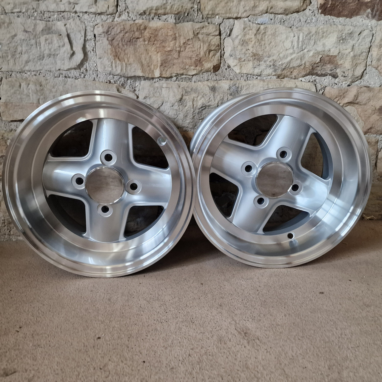 6x12 Silver Revolution Alloy Wheels 2 off - 12:17