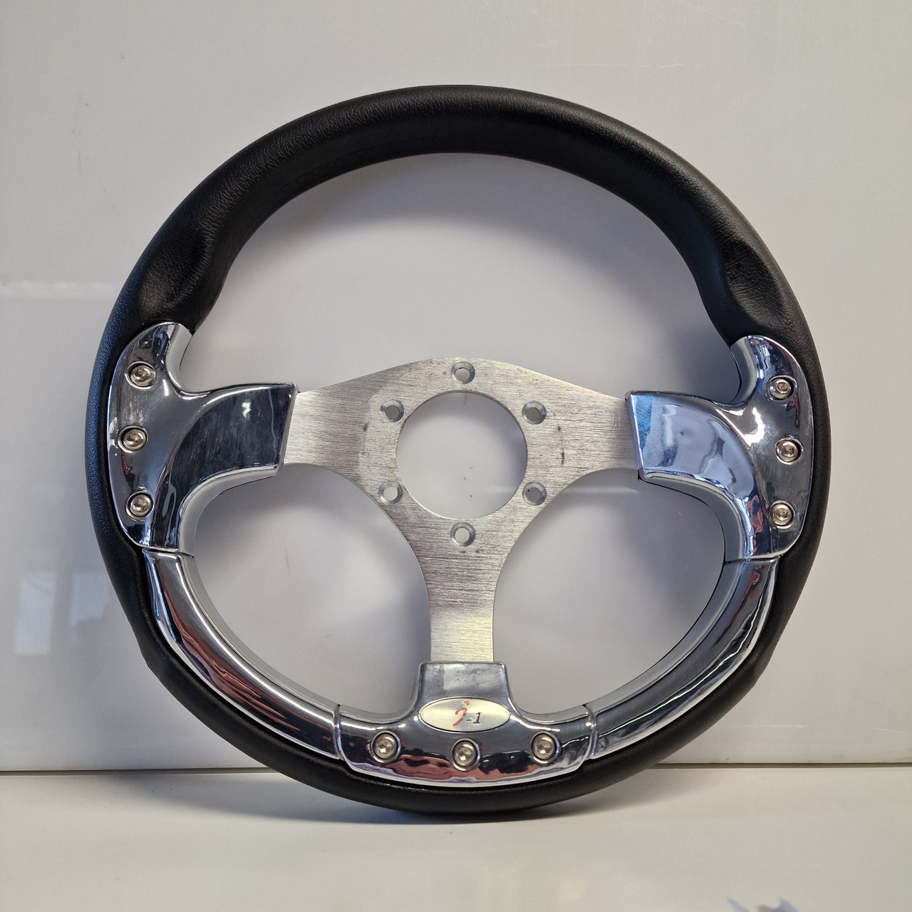 Chrome 13" Race Steering Wheel - SW11