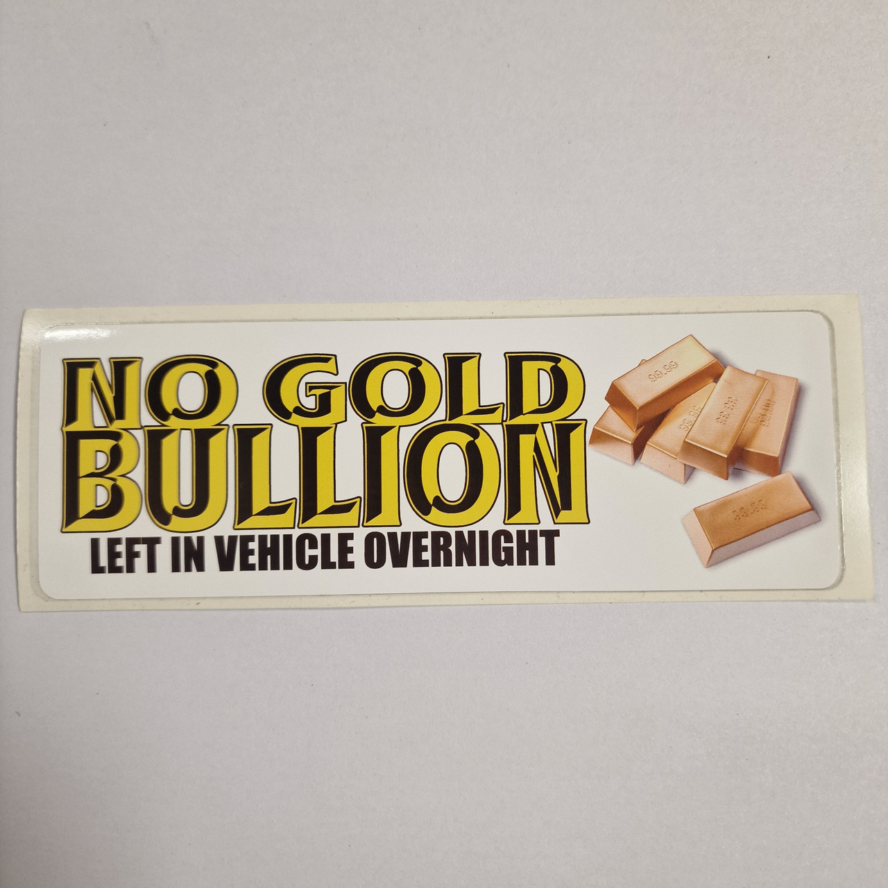 NO GOLD BULLION Sticker (7)