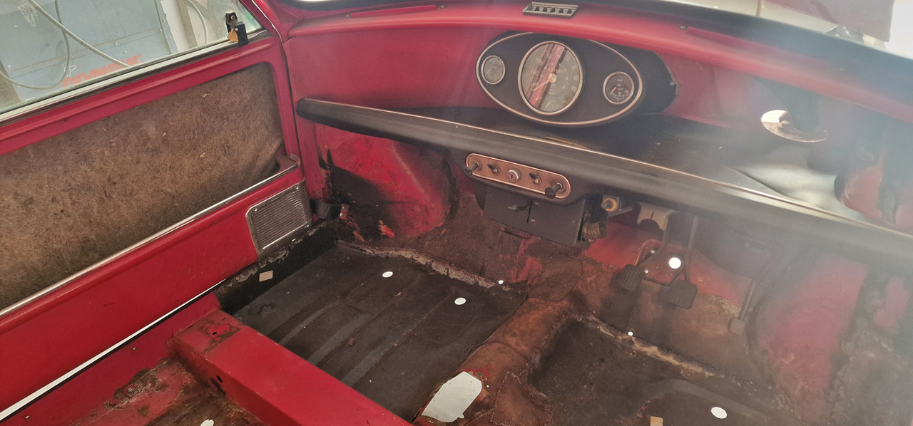 Classic Mini MK2 Shell With Doors, Bonnet and Glass