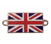 Union Jack Enamel Badge Screw On (UJ13) for Classic Cars
