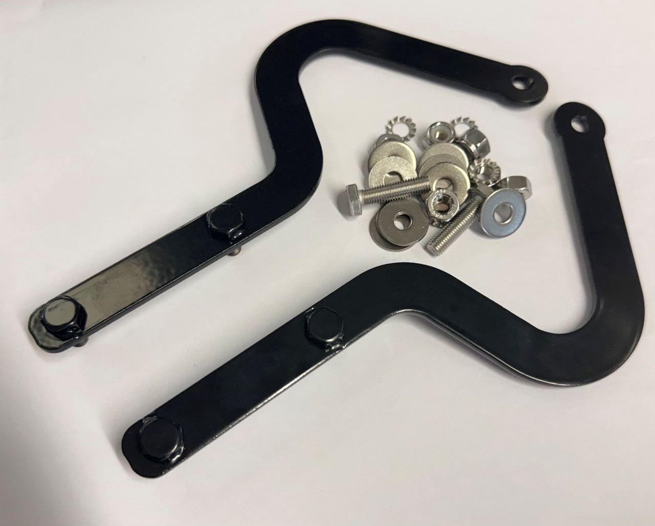 Bonnet Hinges 1970-2001 Black Powder Coated For Classic Minis