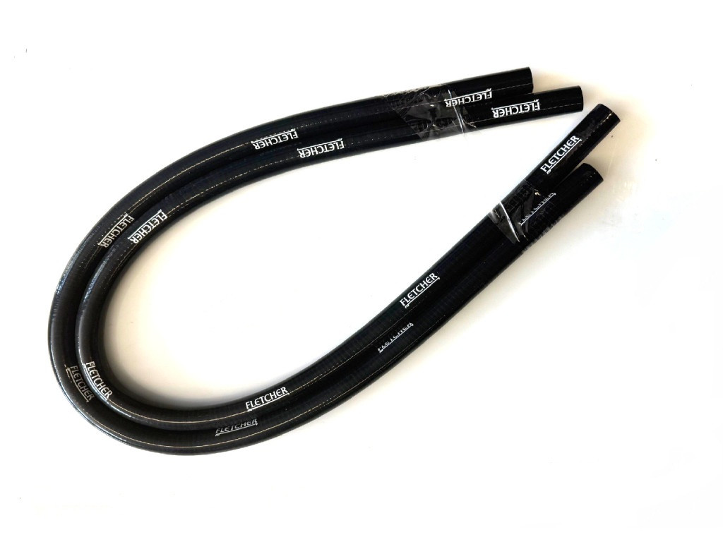 Fletcher Silicone Heater Hoses Black For Classic Mini