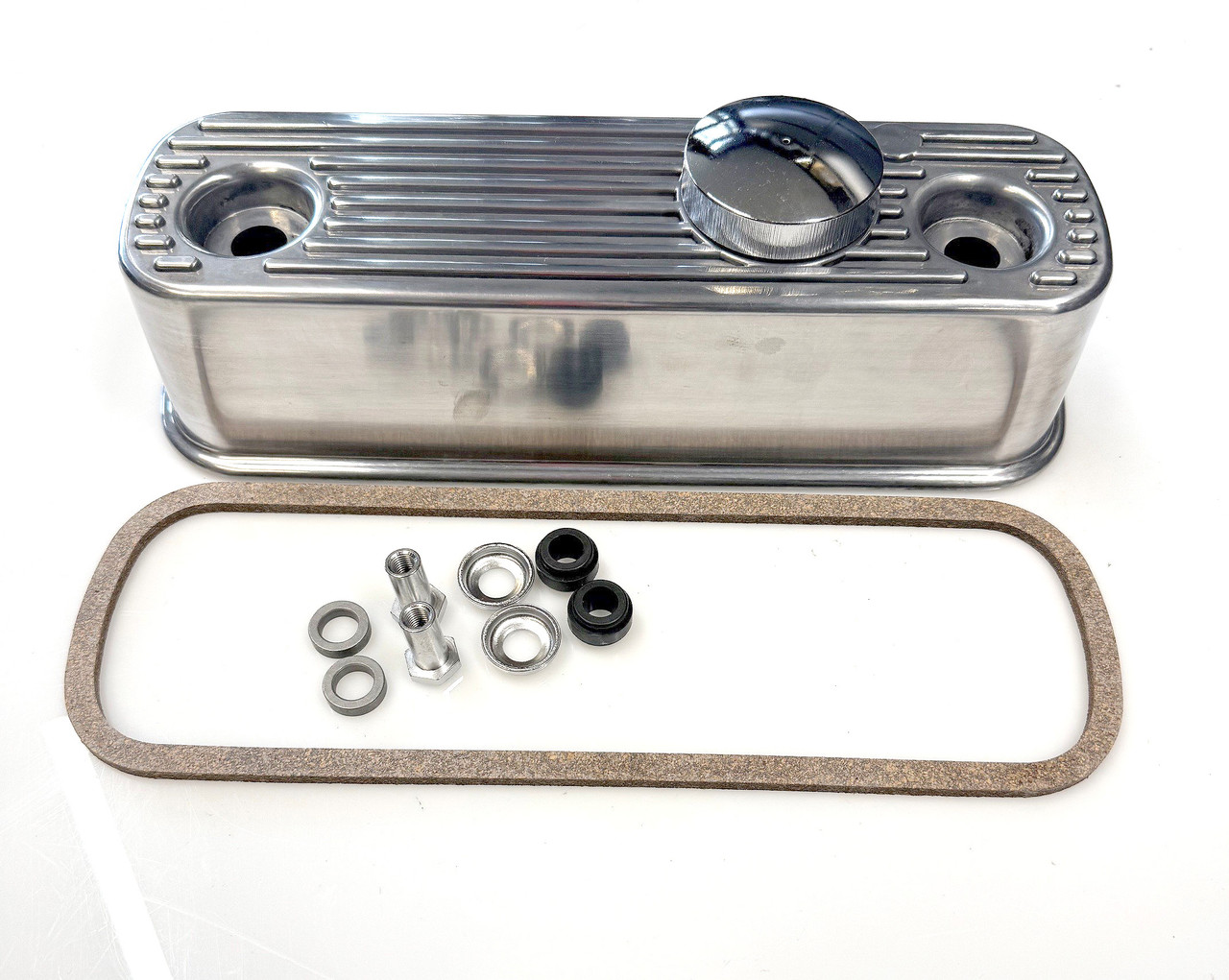  Full Rocker Cover Kit Alloy with fixings for Classic Mini 