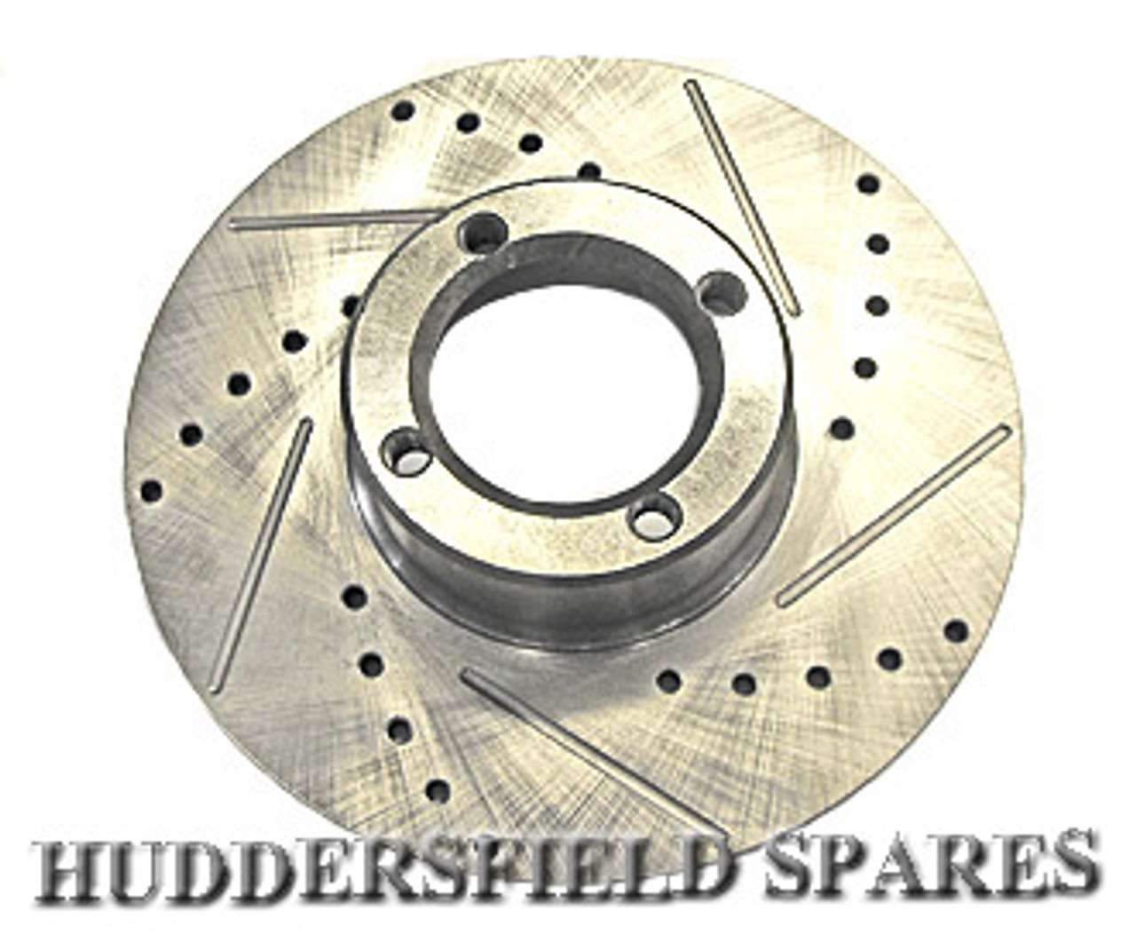 8.4" drilled and grooved discs pair