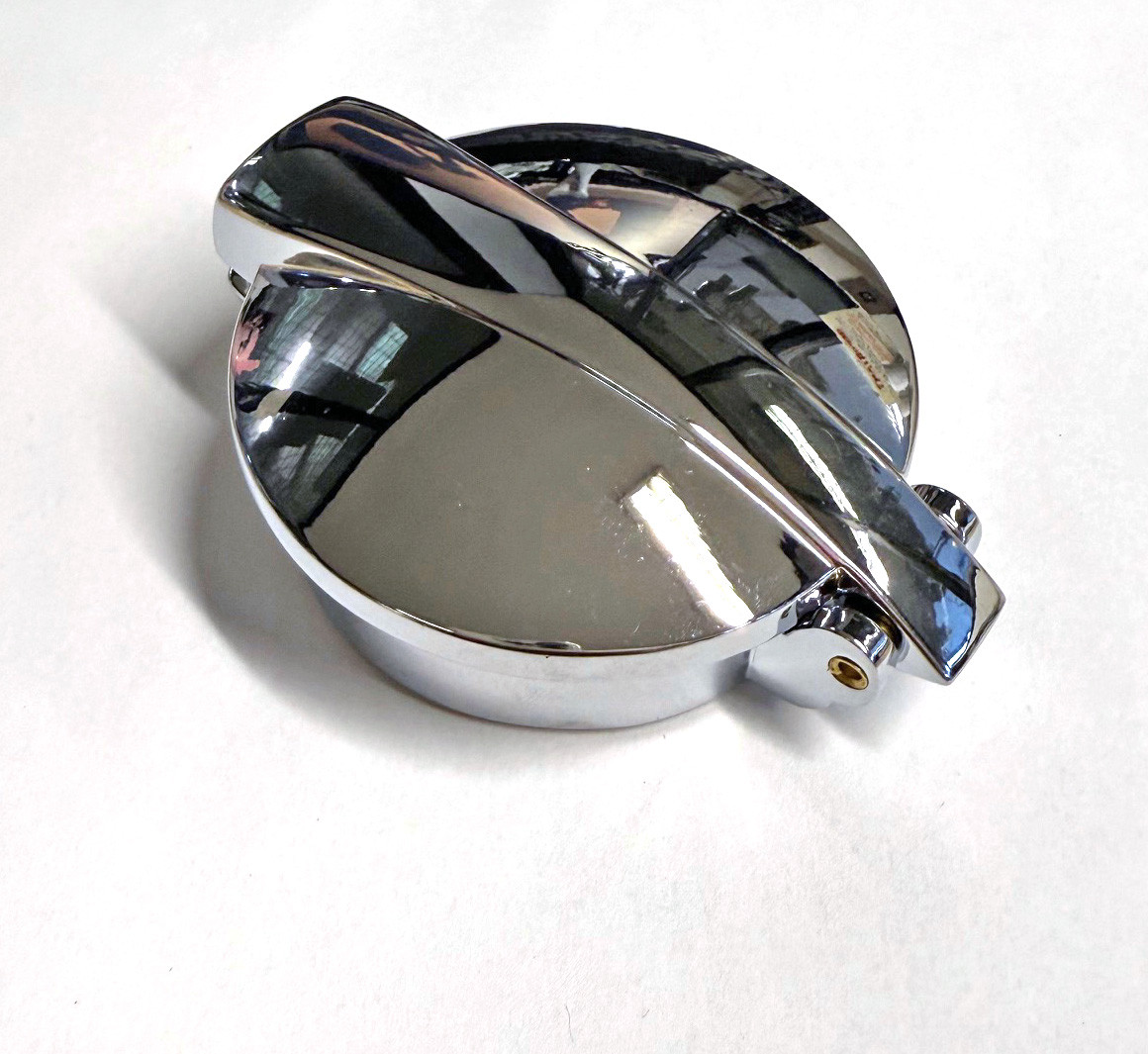 Chrome Monza Petrol Cap with adaptor for classic Mini