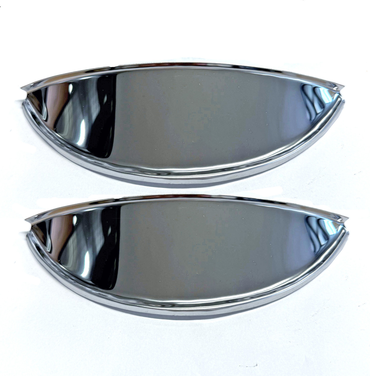Headlamp Peaks Stainless Pair for Classic Mini