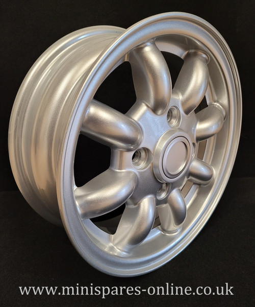 4.5x12 Silver Standard Rover Replica Alloy Wheel Rim or Package for Classic Mini