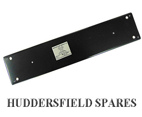 Rear van number plate hanger