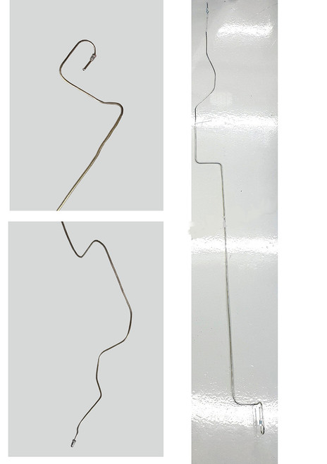BP92. Brake Pipe - Full Front To Back - Bent to Shape
