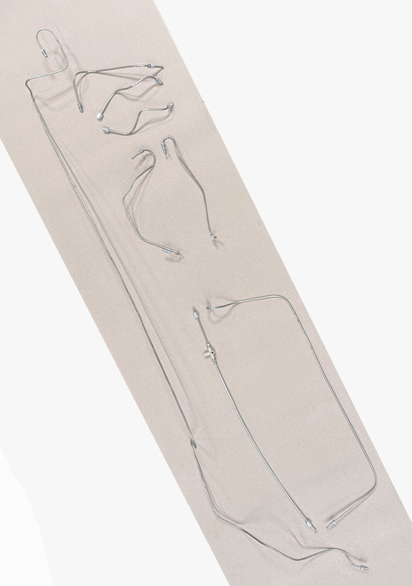BP94. Brake Pipe -Full early single line kit (servo) - Bent To Shape