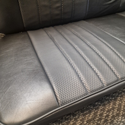 Rear Seat Cover Black Basketweave for Classic Mini Rear Seat Cover Black Basketweave for Classic Mini