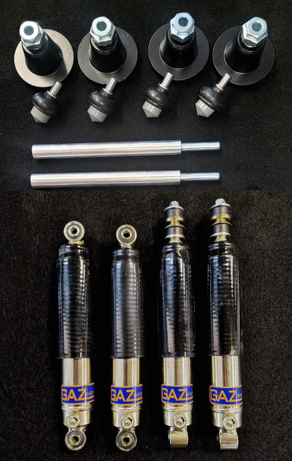 Full set of Gaz and adjustable ride heights with Knuckles for classic Mini