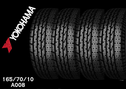165/70/10 Yokohama A008 Tyres Set Of 4