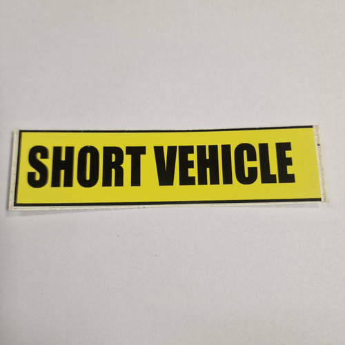 SHORT VEHICLE Sticker (4)