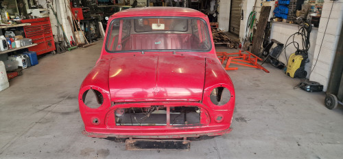 Classic Mini MK2 Shell With Doors, Bonnet and Glass
