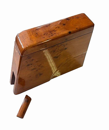 Elm Wood Centre Console Armrest And Matching Handbrake Grip For Classic Mini