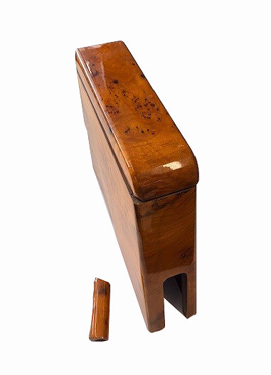 Elm Wood Centre Console Armrest And Matching Handbrake Grip For Classic Mini