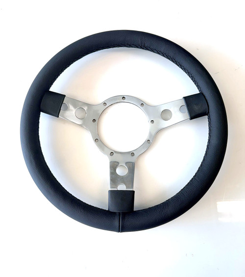 13" Black Leather Superlite Steering wheel