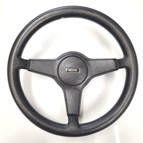 Genuine Original Classic Mini Black Steering Wheel - USED