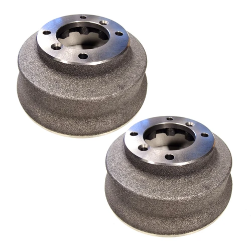 Spacered Brake Drums Pair POST 1984 for classic Mini - GDB106