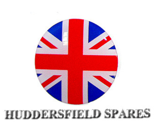 Union jack 27mm oversticker