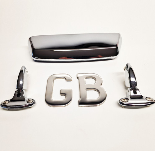 Full chrome boot kit for classic Mini