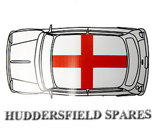 st georges cross roof decal