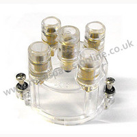 Clear distributor cap