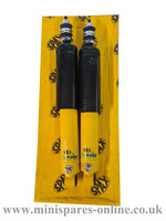 SPAX yellow rear standard shock absorbers -GM2 pair off (NEW OLD STOCK)