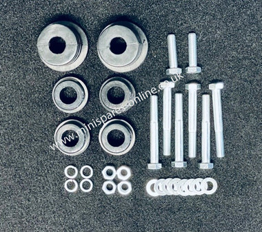 Rear Subframe Bush & Pin Kit (Black Poly) for classic Mini ...