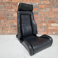 Cobra Recliner (le mans) Black Basket Weave Vinyl Seats