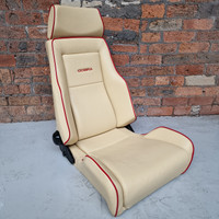 Cobra Recliner (le mans) Magnolia Piped Red Vinyl Seats