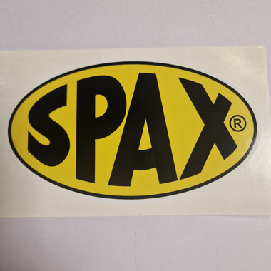 SPAX Sticker (53) - Huddersfield Spares Limited