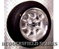 6x12 Silver (Polished Rim) Superlight Deep Dish Alloy Wheel Rim or Package for Classic Mini