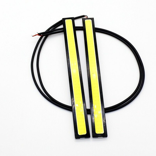 Color: White, Style: 14CM - 14CM17CM car daytime running light super bright waterproof COB daytime 