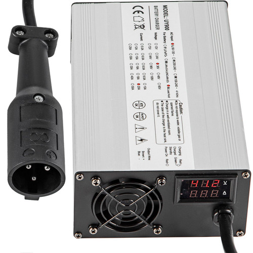 VEVOR Golf Cart Battery Charger 48V Club Car Charger 15A Golf Cart Electric Charger 3 Pin Plug Roun