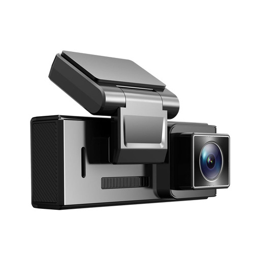 Car Hidden Dash Cam 2k Night Vision Front Rear Double Recording Driving Reversing Recorder Black