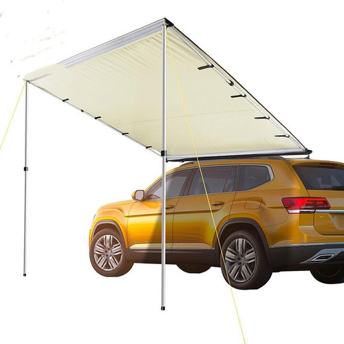 style: 1.6X2.5 meters - Car Sunshade Rainproof Camping Equipment Black Glue Outdoor