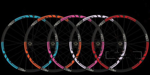 Color: Sky Blue, Size: 29 inches - Mountain Bike Reflective Sticker Bike Sticker