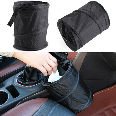 Foldable Multifunctional Car Trash Can Car Storage Bucket Seat Back Storage Bag Car Interior Suppli