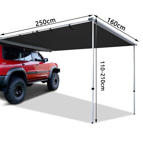 style: Black glue 1.6x2.5 - Car Sunshade Rainproof Camping Equipment Black Glue Outdoor
