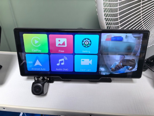 format: Front Rear Dual Lenses - 1026-inch Full Touch Screen All-in-one Car Navigation Device Front